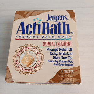 Jergens Acti Bath Therapy Oatmeal Bath Soak 4 Tablets